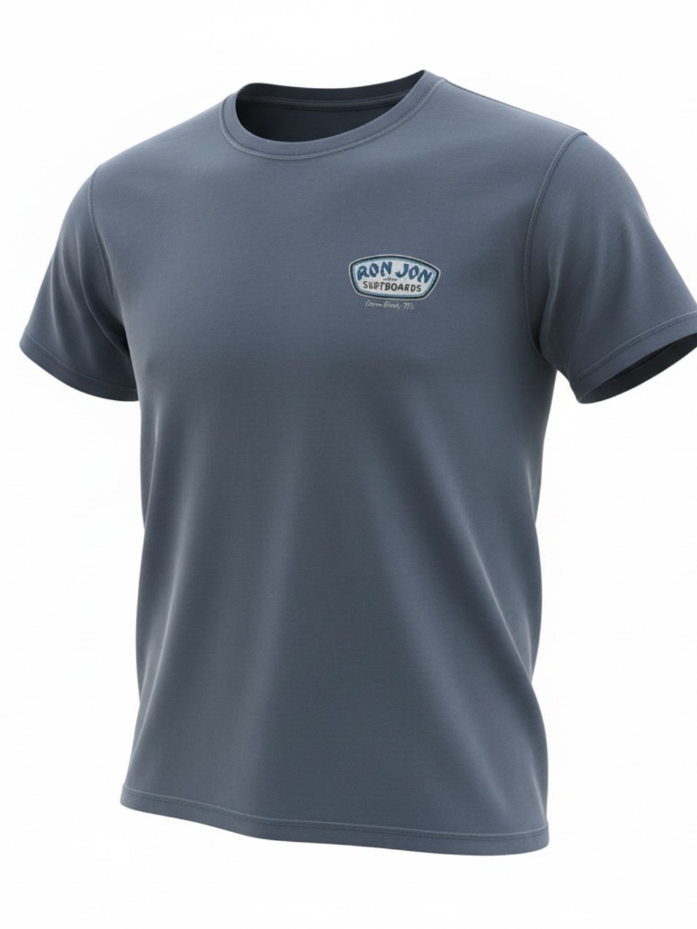 Ron Jon Slate Blue Short Sleeve Crew Tee
